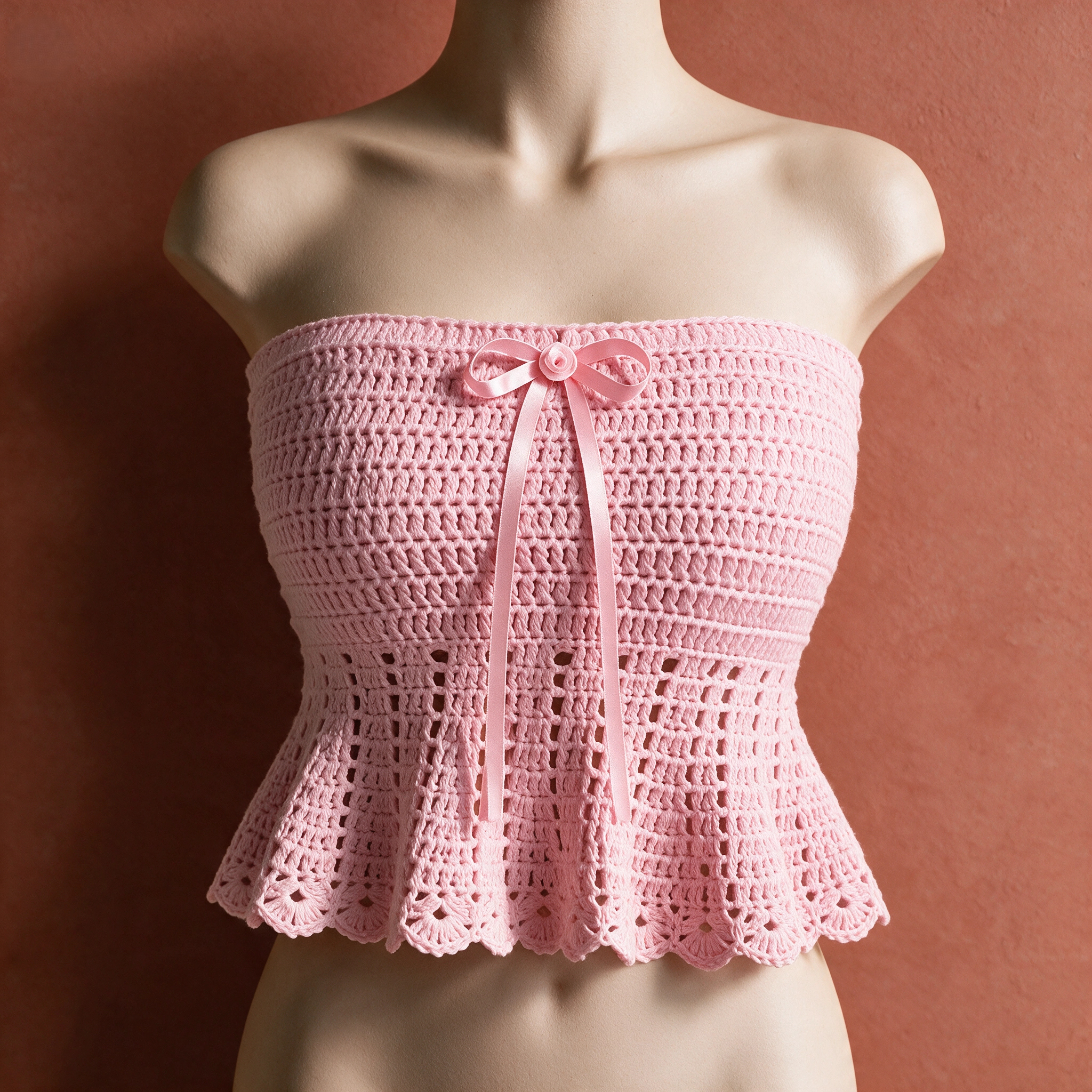 Petal Top - handmade crochet top by Crozele